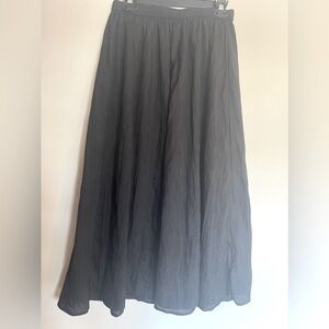 Gap crinkle satin maxi skirt